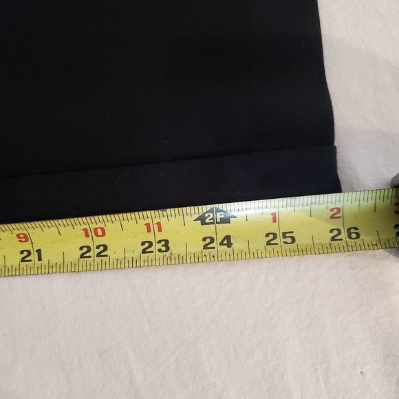 Dahlia Black Cropped Dress Pants Career Casual Trousers - Picture 7 of 7